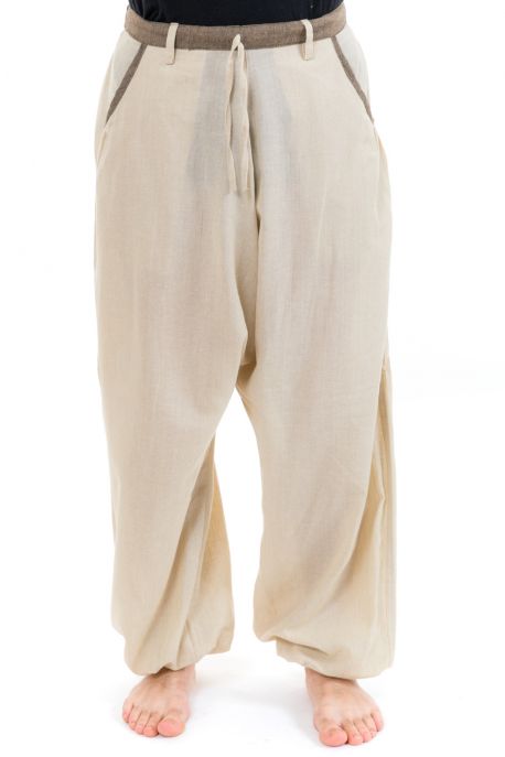 Pantalon sarouel droit casual homme Samadhi zoom