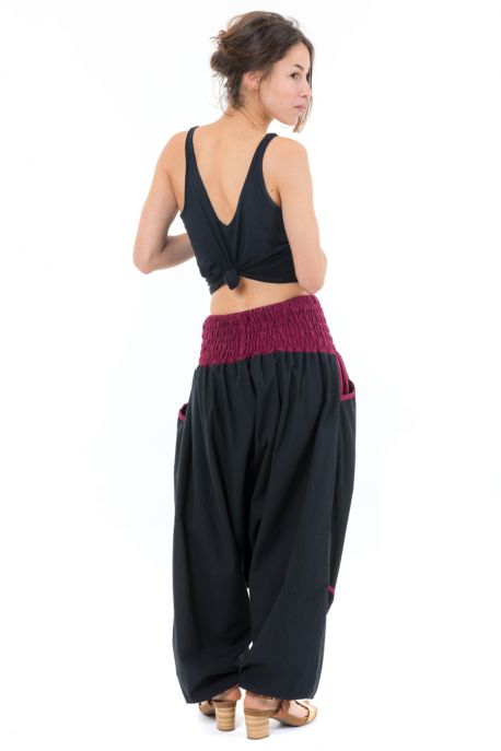 Sarouel elastique grande taille femme homme Raksi full size