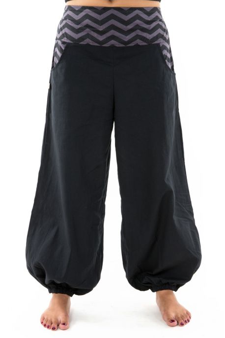Pantalon ballon bouffant femme coton epais Lalleh personnalisable
