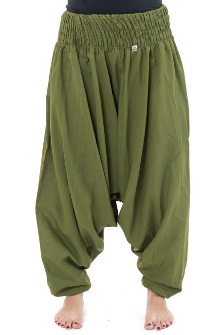 Pantalon sarouel elastique uni aladin sarwel indien