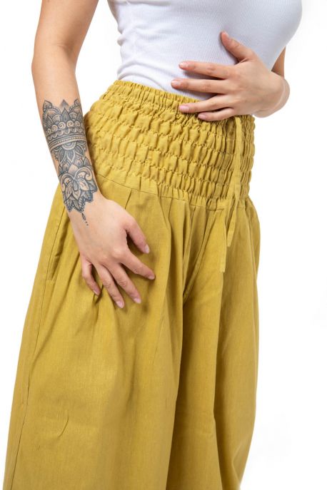 Pantalon elastique bouffant grande taille femme Myu