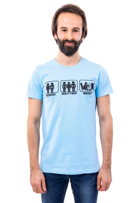 T-shirt humoristique homme Good Better Best