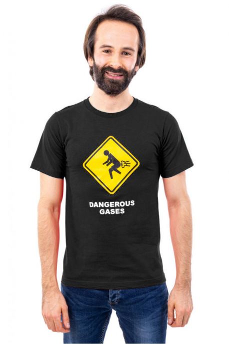T-shirt humoristique Dangerous gases