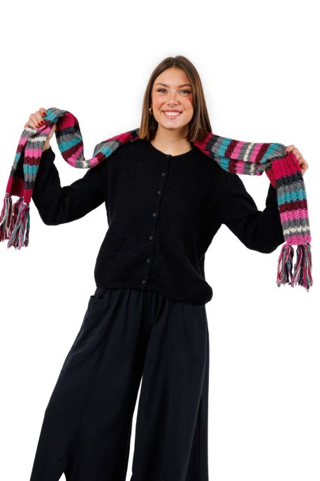 Écharpe Laine Chaude Multicolore Soraya