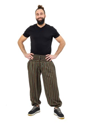 Pantalon Sarouel Pour Homme Baggy Aladin En Coton - Lâche, Confortable, Yoga, Hippie, Patineur - Coupe Ample Été
