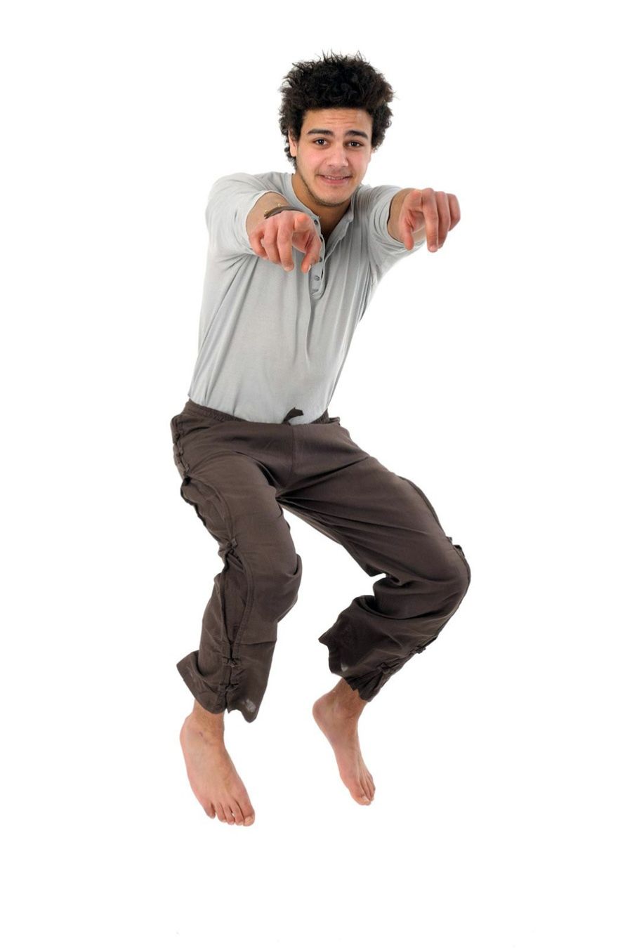 Pantalon Japonais Homme Style Taro - 3/4 En Lin Ample - Cordon De Serrage - Traditionnel Et Décontracté